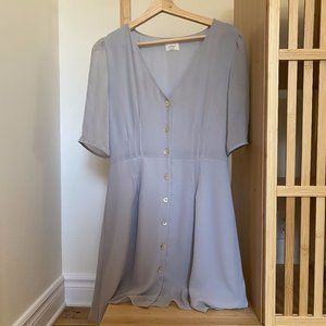 Aritzia Wilfred button front dress